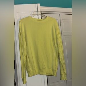 Hollister women’s lime green crew neck sweatshirt, size XS